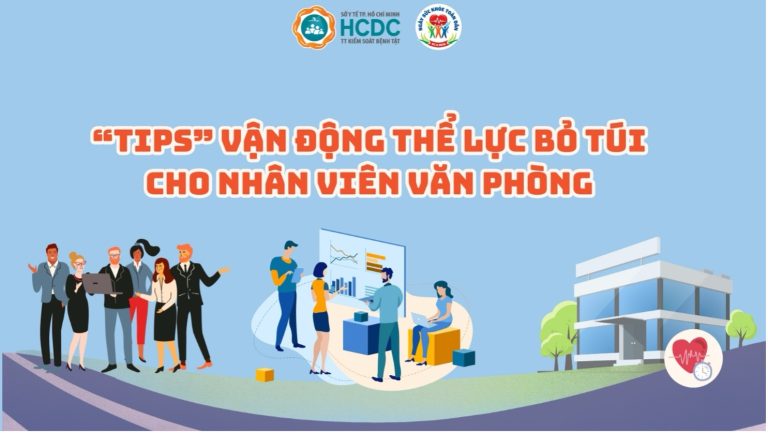 “Tips” vận động thể lực bỏ túi cho nhân viên văn phòng